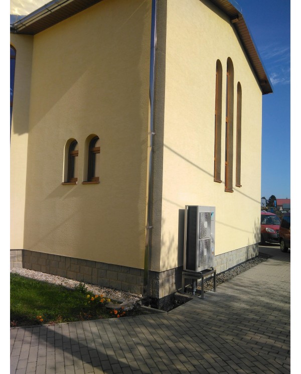 Tepelné čerpadlo - Grekokatolícky kostol - Snina